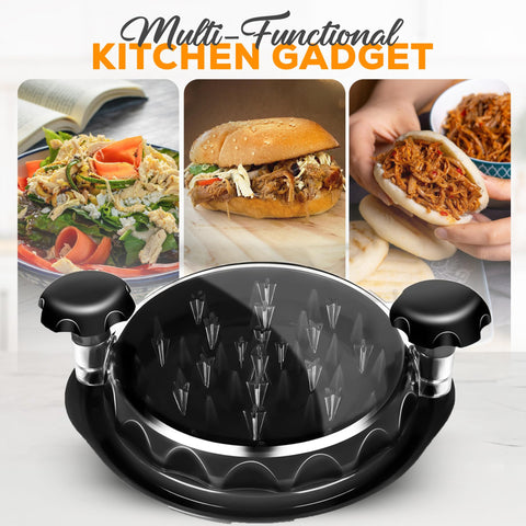 Fuel Kitchen included brush cleans spikes for thorough removal of meat