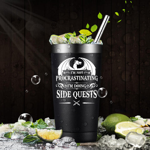 Fufandi DnD Gifts mug insulation 20oz keeps beverages warm