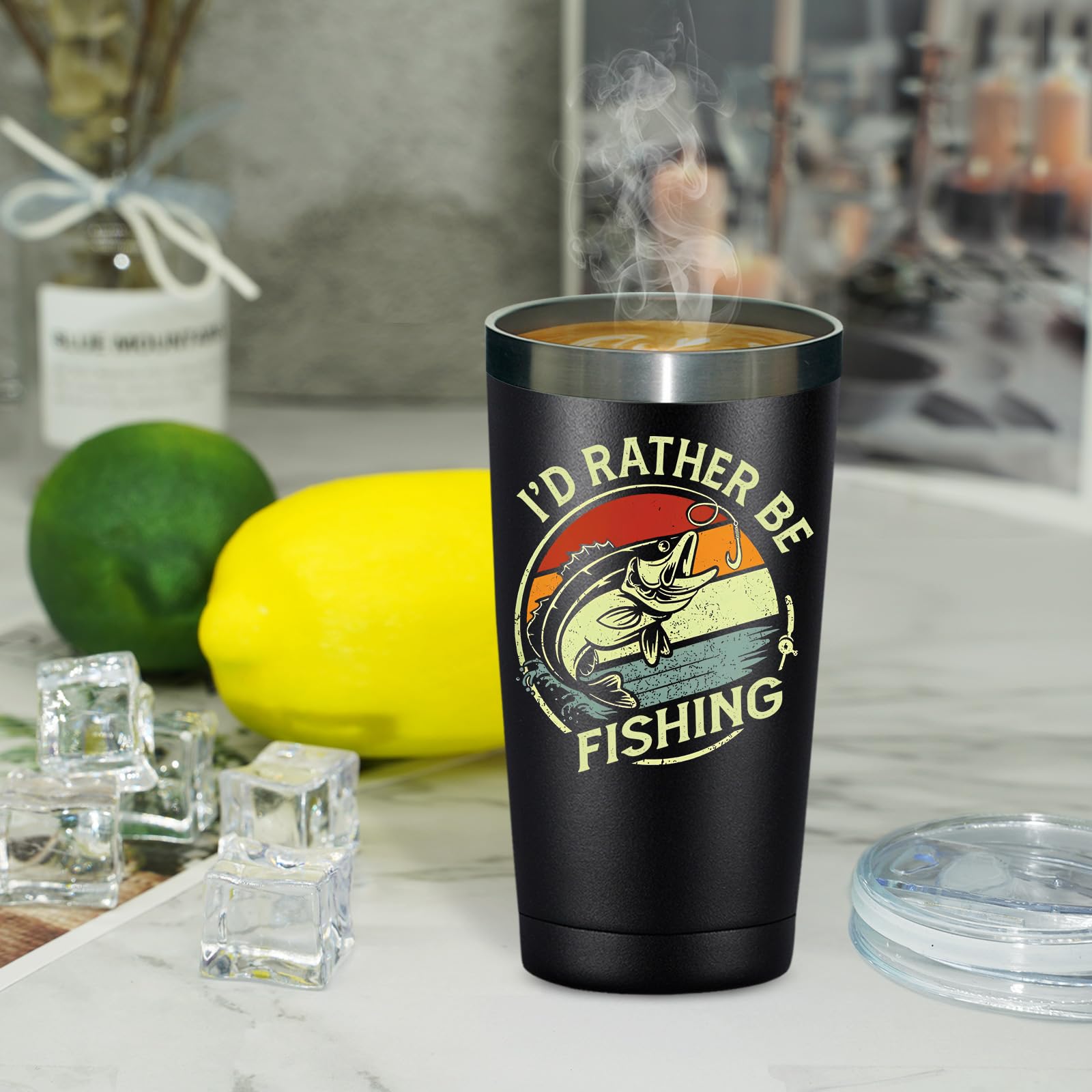 Fufandi double-wall insulation preserves cold or hot drinks