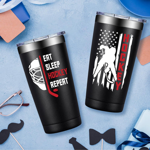 Fufandi hockey tumbler 304 stainless steel body resists rust daily use