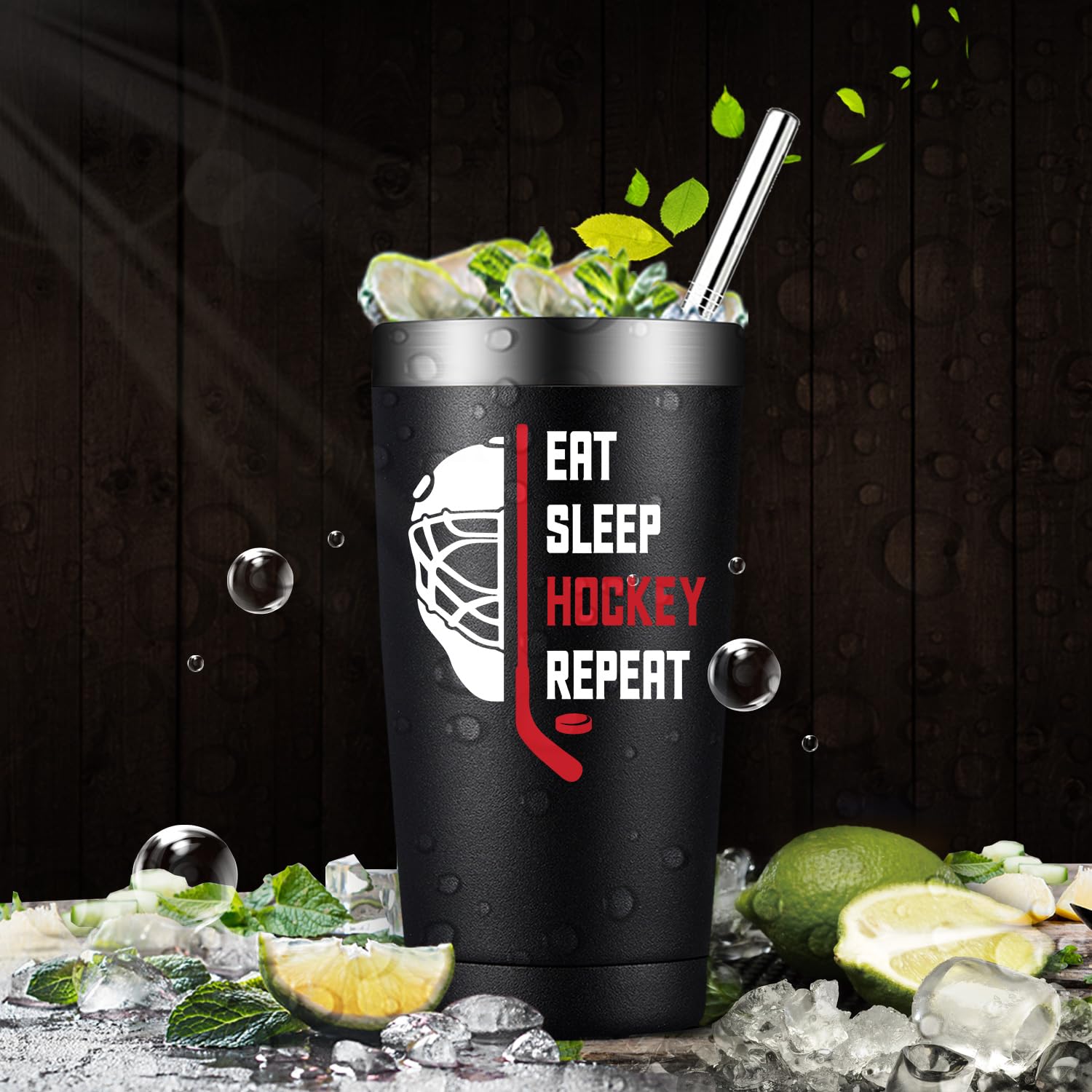 Fufandi hockey tumbler rust-proof body designed for durability
