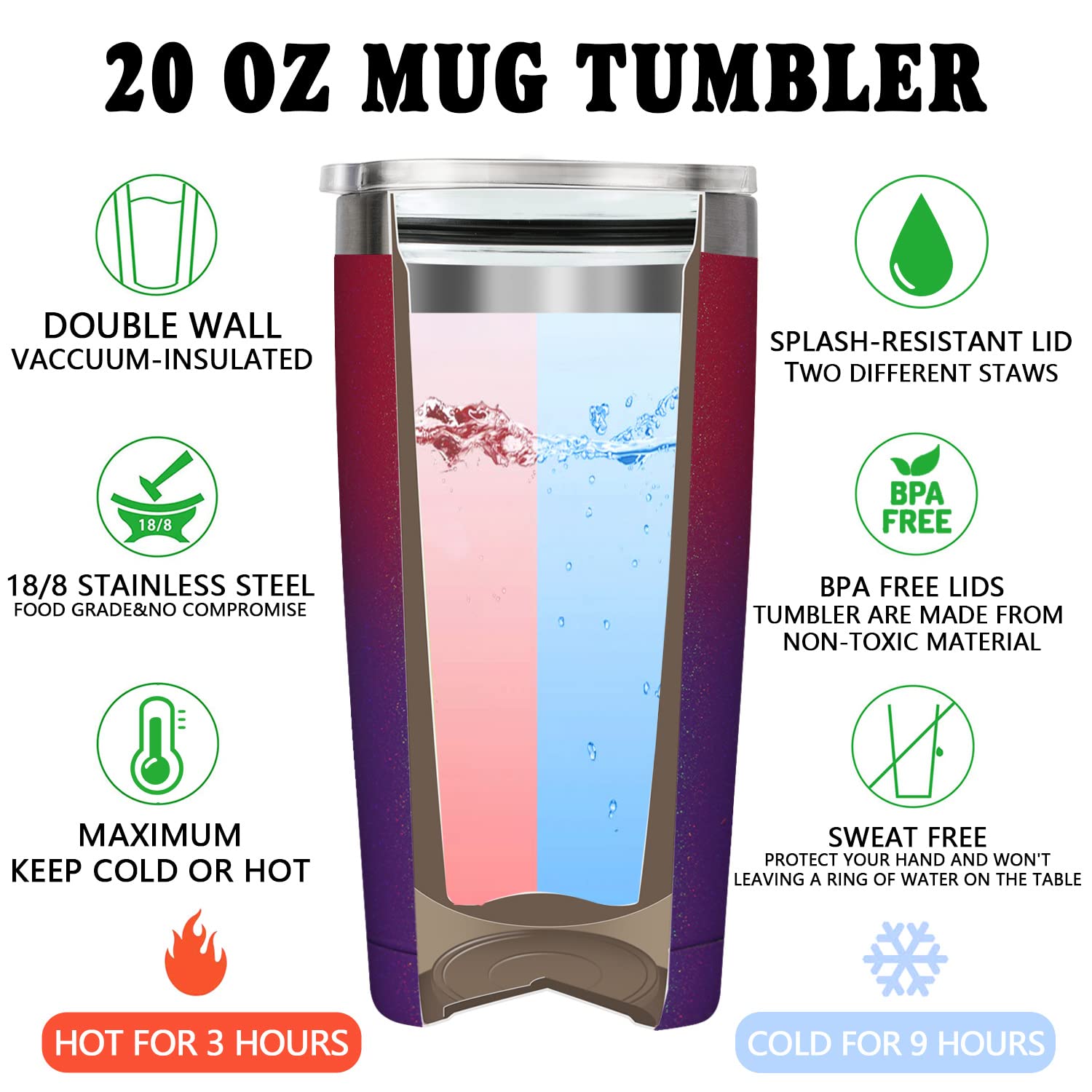 Fufandi nurse tumbler sleek design for hospital days.