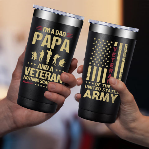 Fufandi 20oz tumbler double-wall insulation keeps hot or cold drinks.