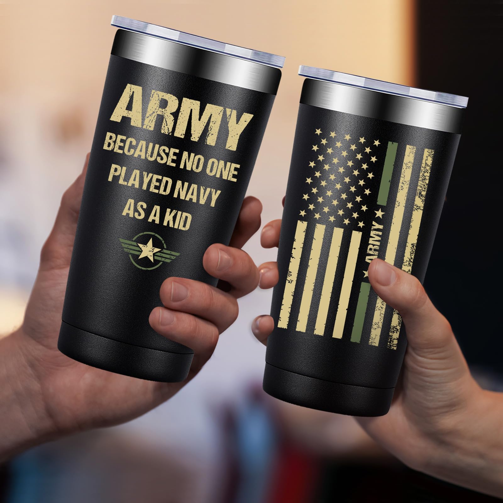 Fufandi veteran gifts stainless steel body delivers durable, long-lasting construction