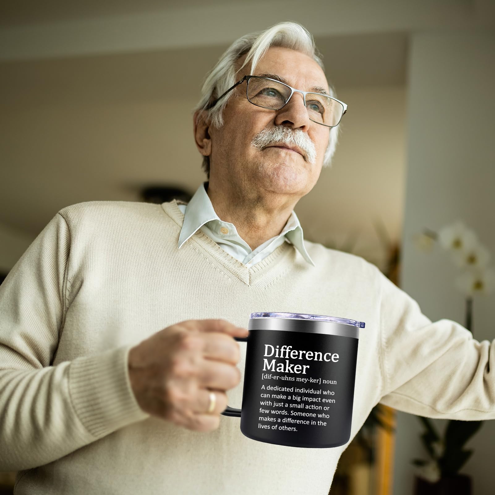 Gift-ready packaging featuring Fufendio Difference Maker mug