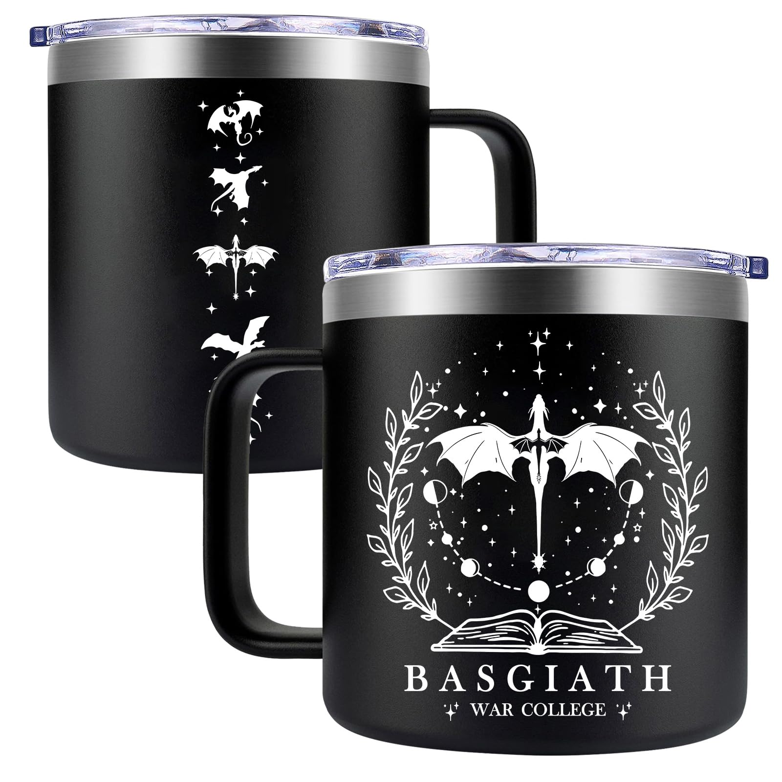 Fufendio Fourth Wing mug dragon design, ideal for epic fantasy mornings.