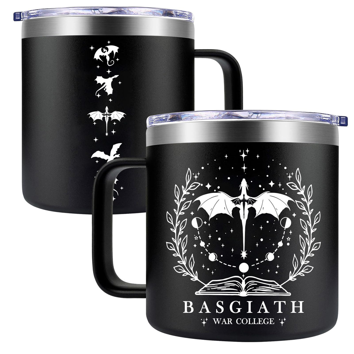 Fufendio Fourth Wing mug dragon design, ideal for epic fantasy mornings.