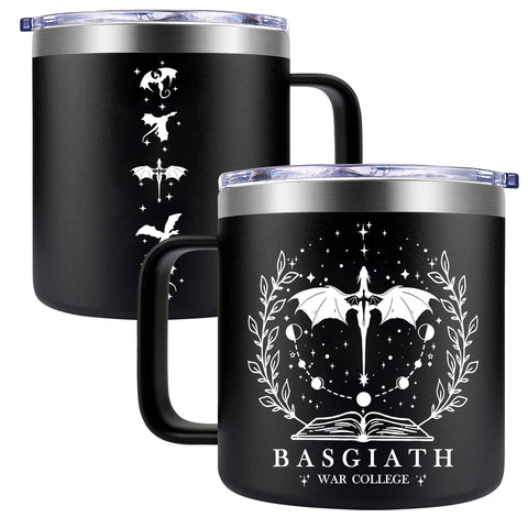 Fufendio Fourth Wing mug dragon design, ideal for epic fantasy mornings.