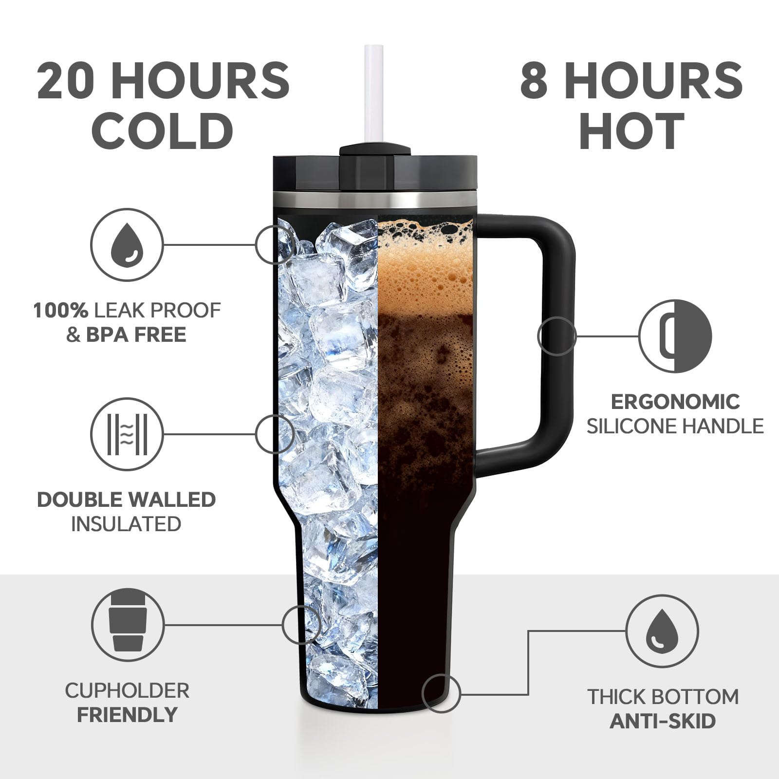 Fufendio Fourth Wing tumbler fits most car cup holders for travel