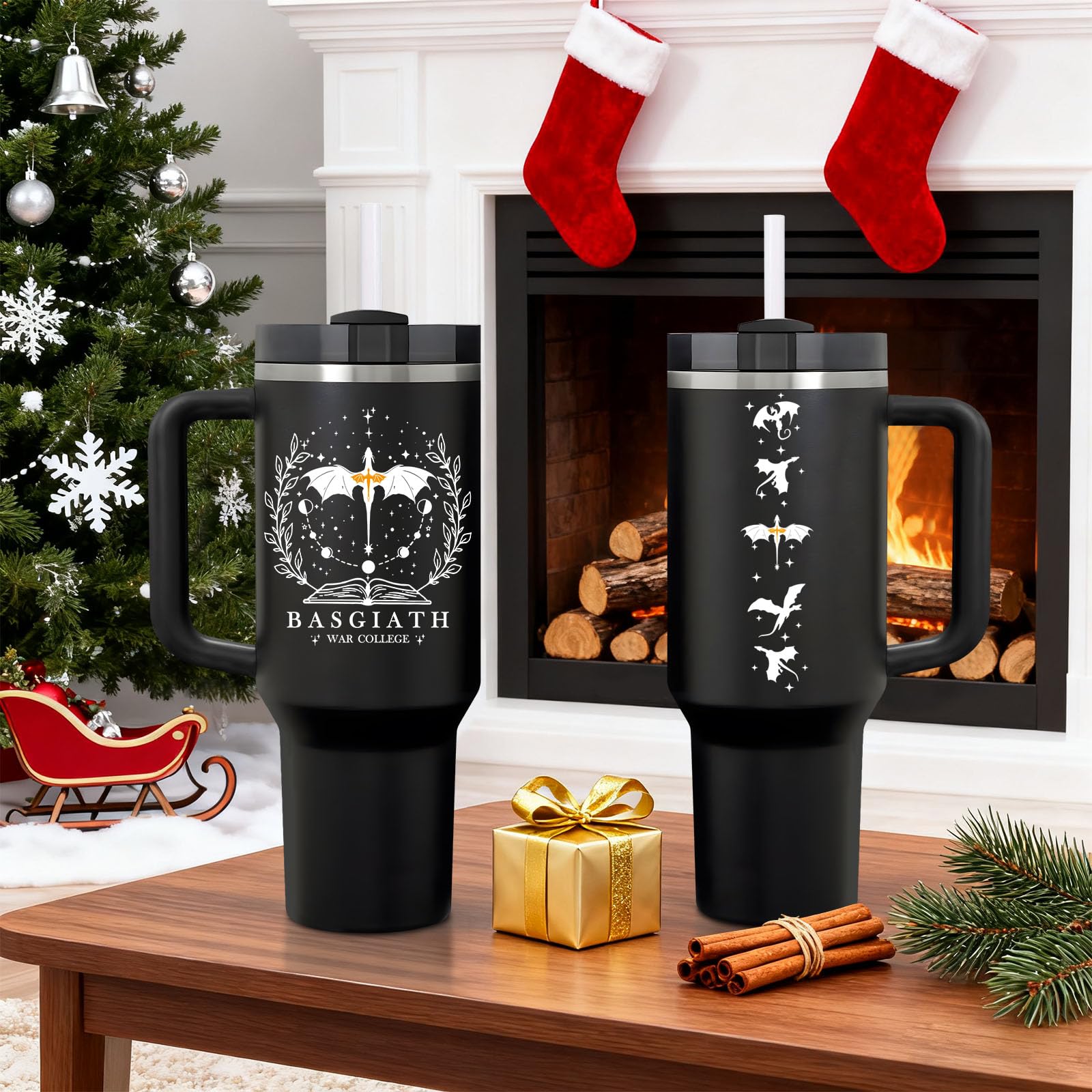 Fufendio Fourth Wing tumbler is suitable for indoor and outdoor adventures alike