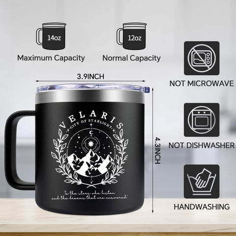 Outdoor-ready Velaris mug perfect for beach, camp, or hike