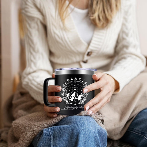 Durable 18-8 stainless steel Velaris mug for lasting use