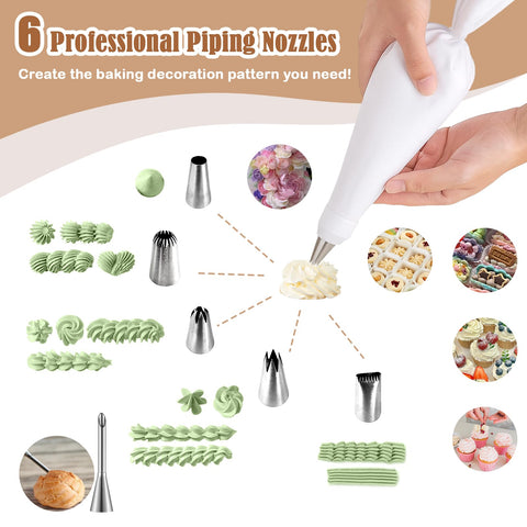 FUGVBB 16-inch reusable piping bag for precise icing application.