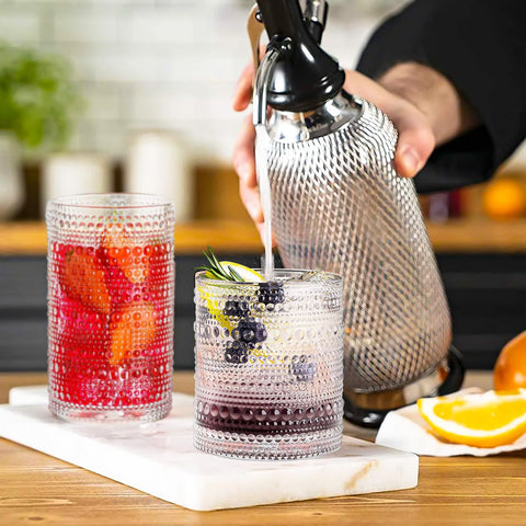 FULGNU glasses are dishwasher safe for convenient cleanup.
