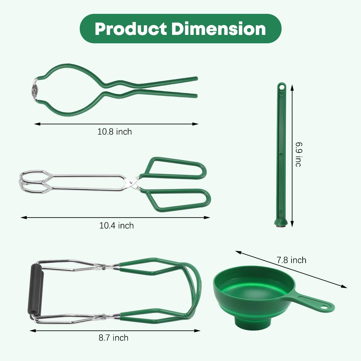 Six-piece canning tools set included in the Fulgutonit kit