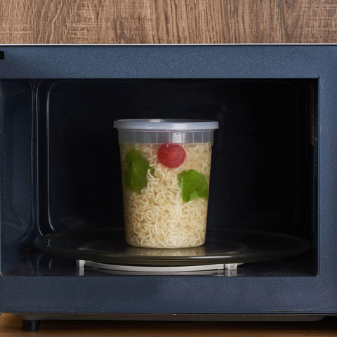 FulING 32oz deli container BPA-free materials ensure safe food storage.