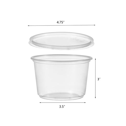 FULING deli containers stackable design saves fridge space and keeps ingredients organized.