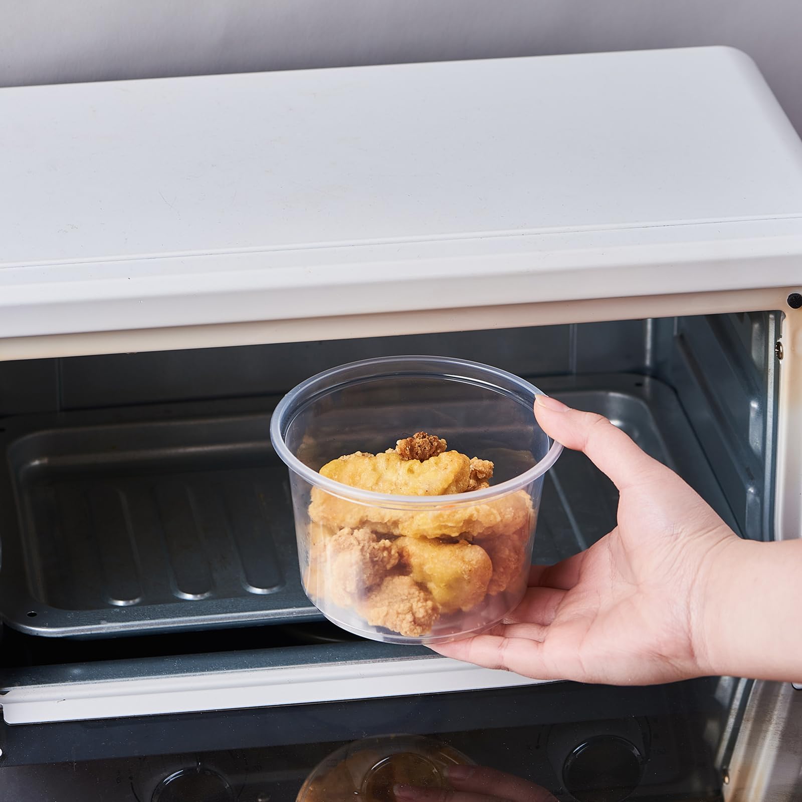 FULING leak-proof deli containers ideal for soups and sauces on the go.