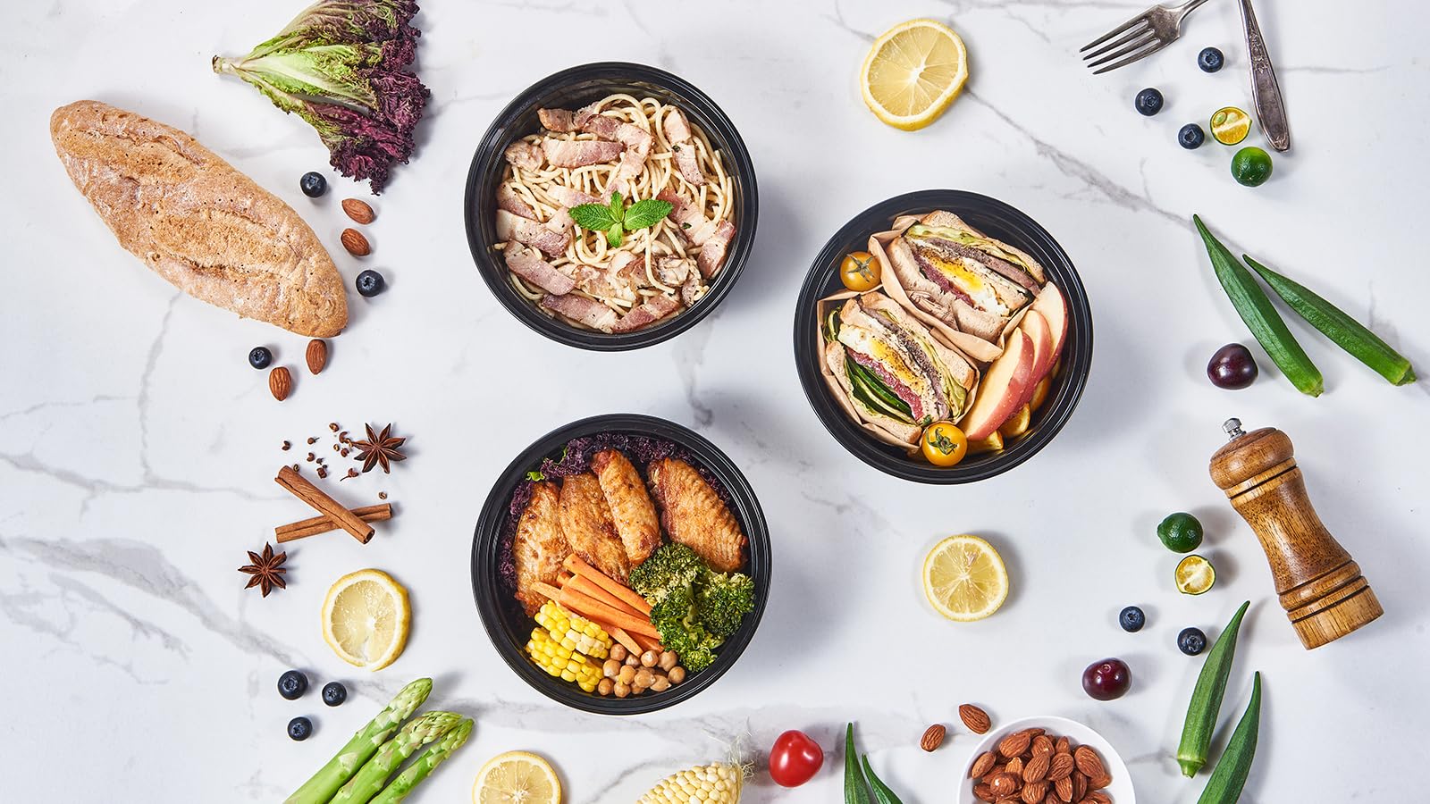 FULING microwave-safe bottom facilitates quick reheating