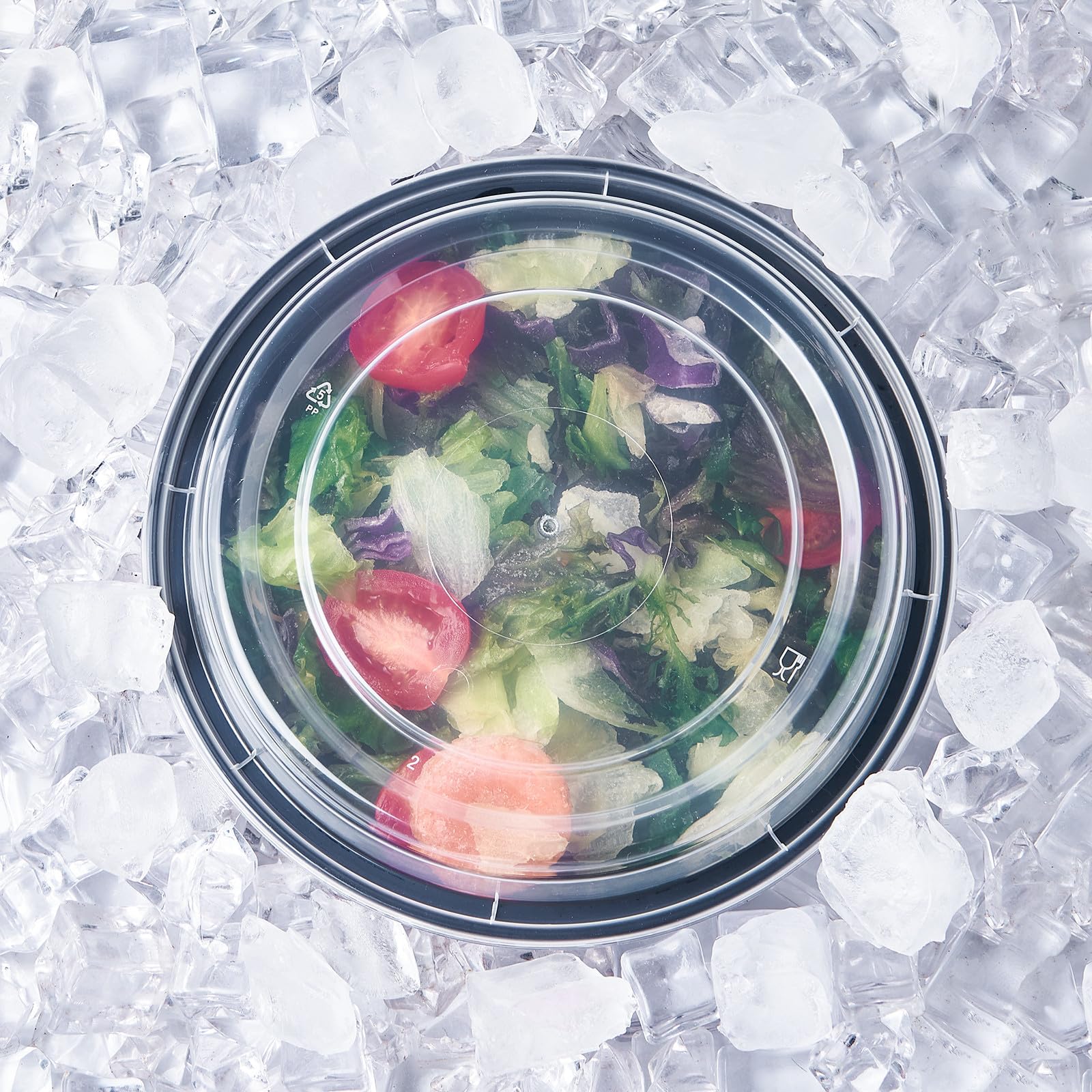 FULING stackable durable food storage containers save space and keep meals organized