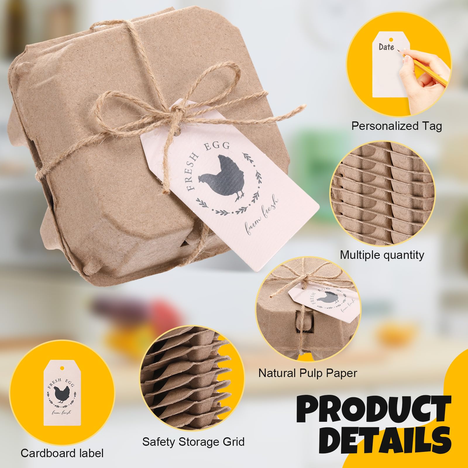 Fullhawl egg tray front clasp keeps eggs secure