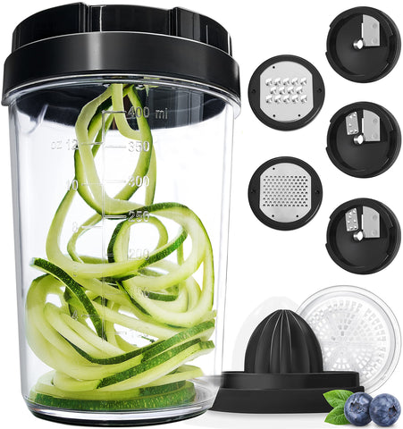 Fullstar 8-in-1 vegetable spiralizer in compact form for easy kitchen prep.