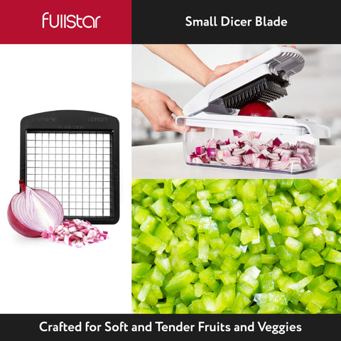 Fullstar blade replacement assembly close-up enables quick blade swaps.