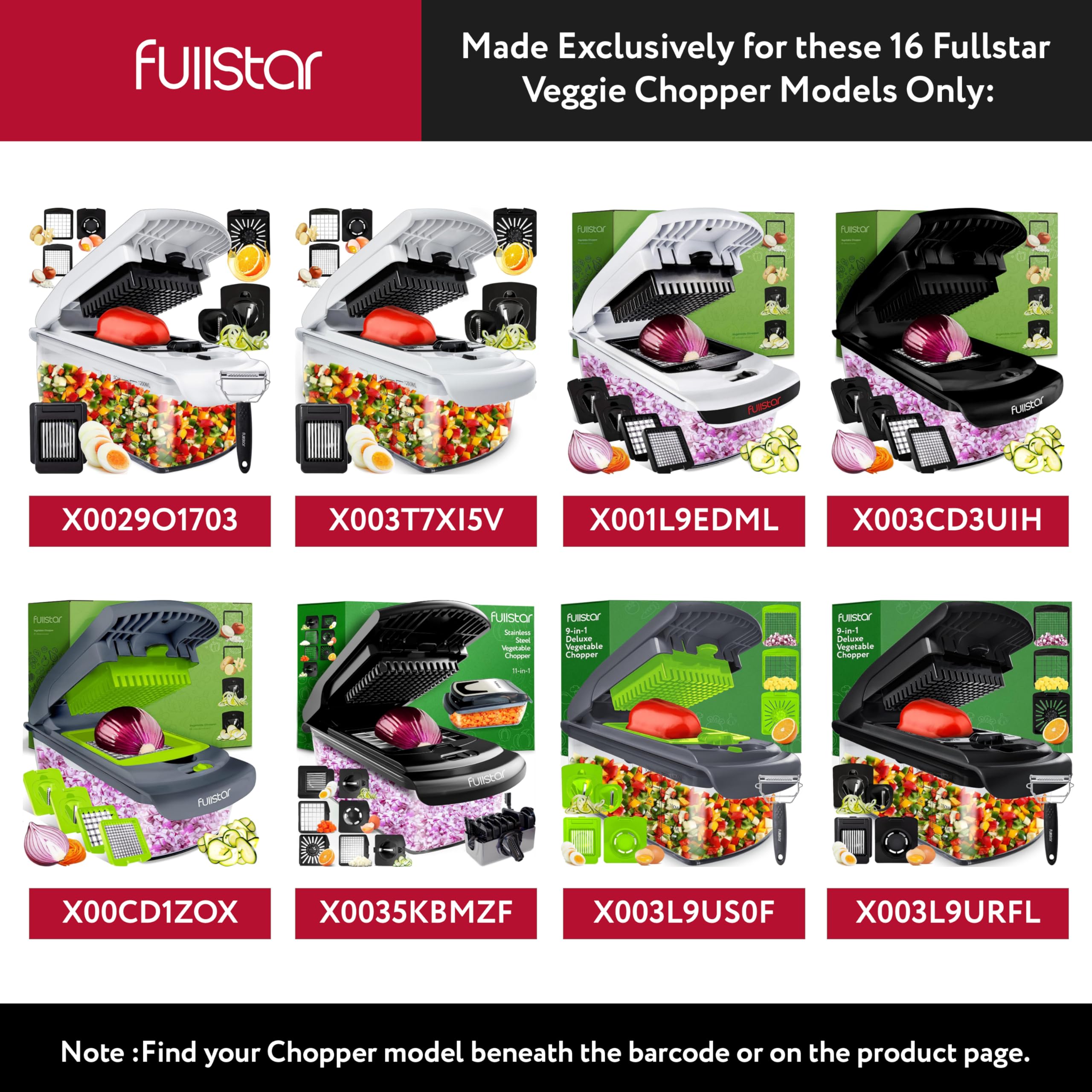 Fullstar blade replacement kit frame in silver highlights durable stainless blades.