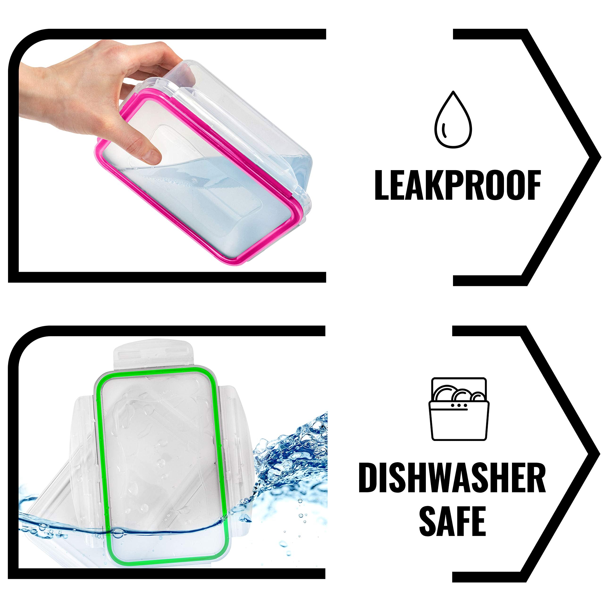 Fullstar BPA-free polypropylene containers prioritize safe, durable meal prep.