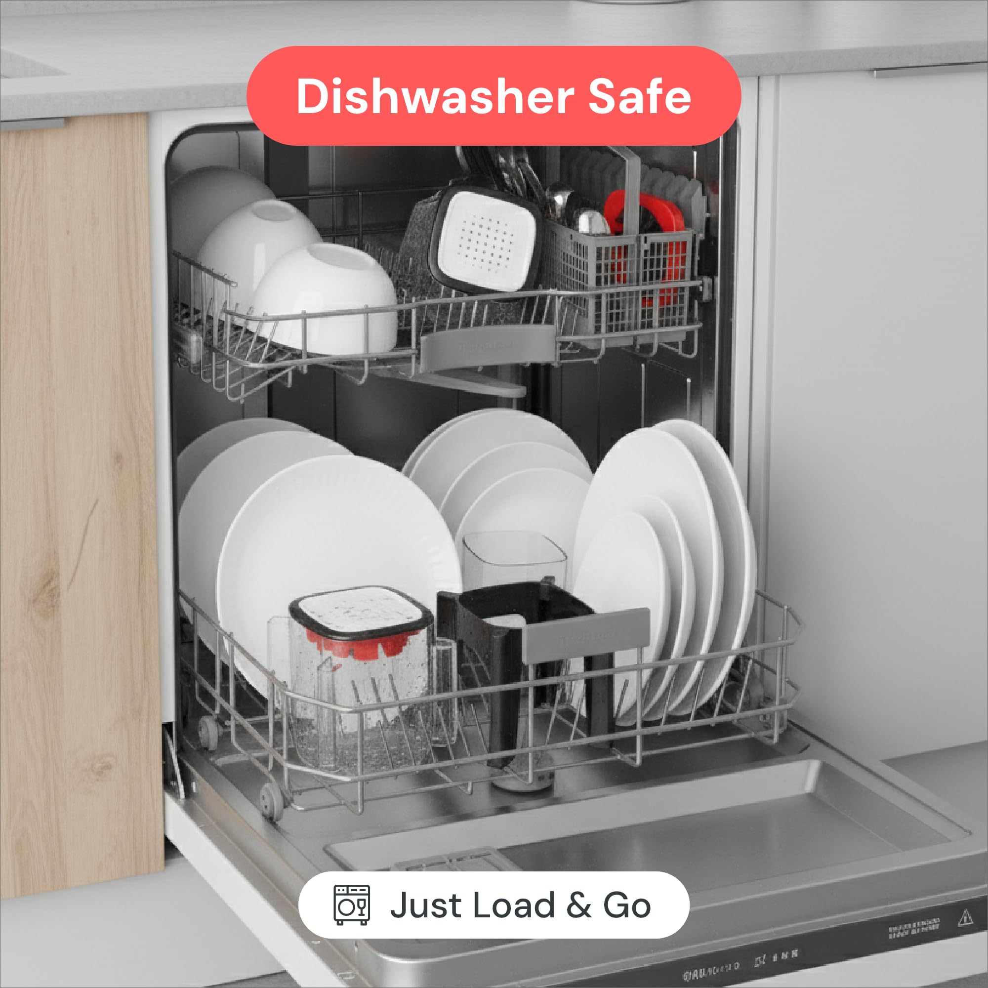 Fullstar compact storage design fits neatly in small kitchens.