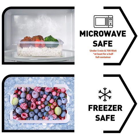 Fullstar leakproof lids give airtight closures to prevent spills.