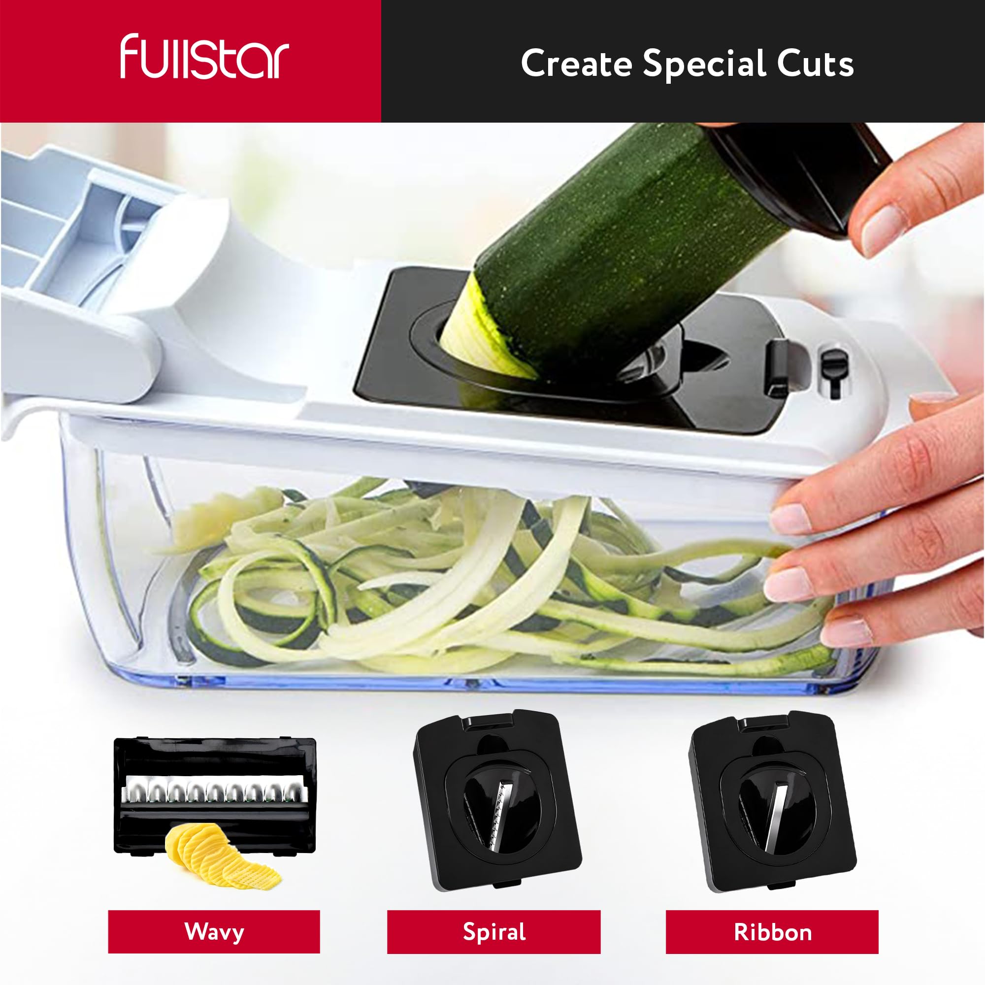 Includes 5mm and 2mm slicers for versatile cuts.