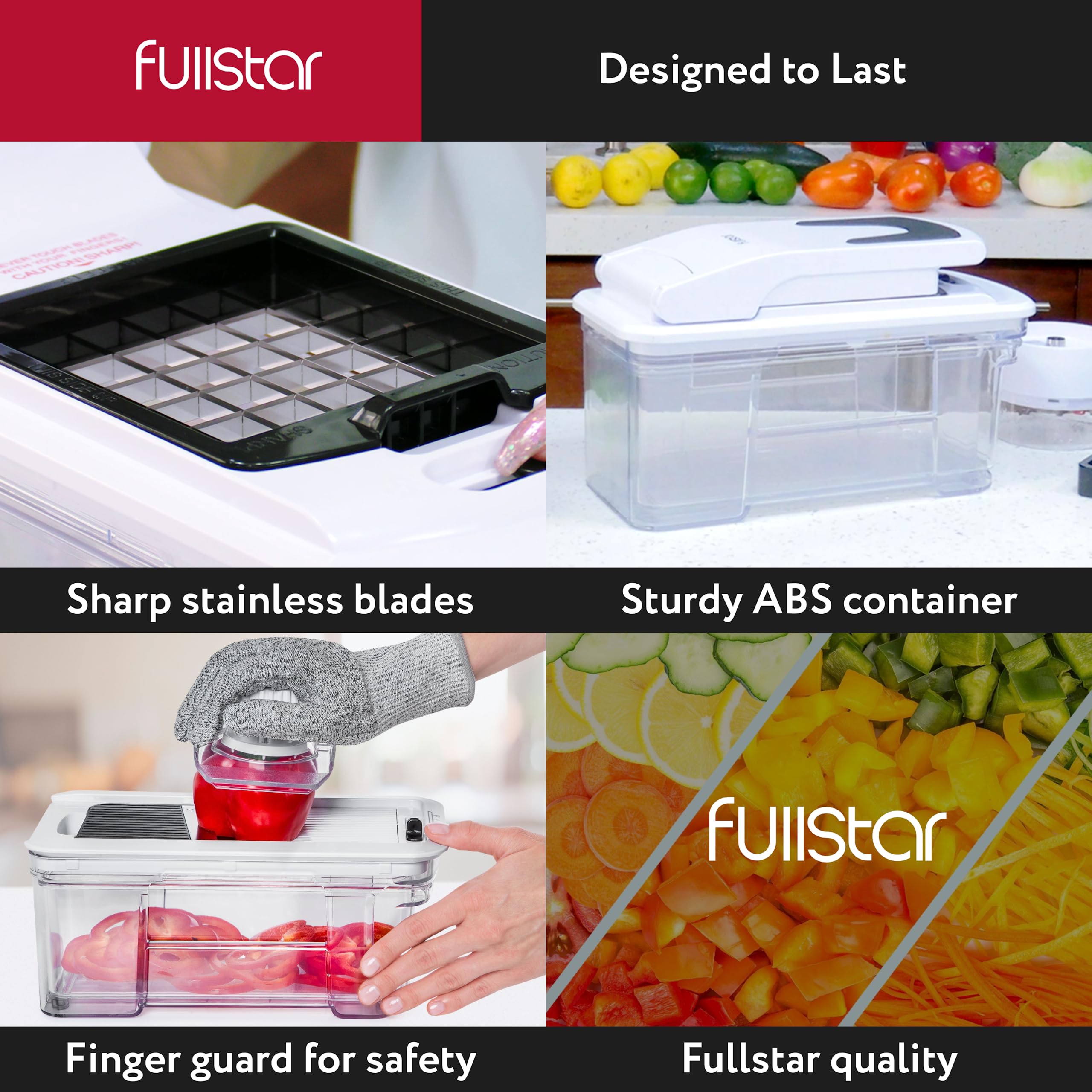 Fullstar mandoline slicer cleaning brush helps remove stubborn scraps