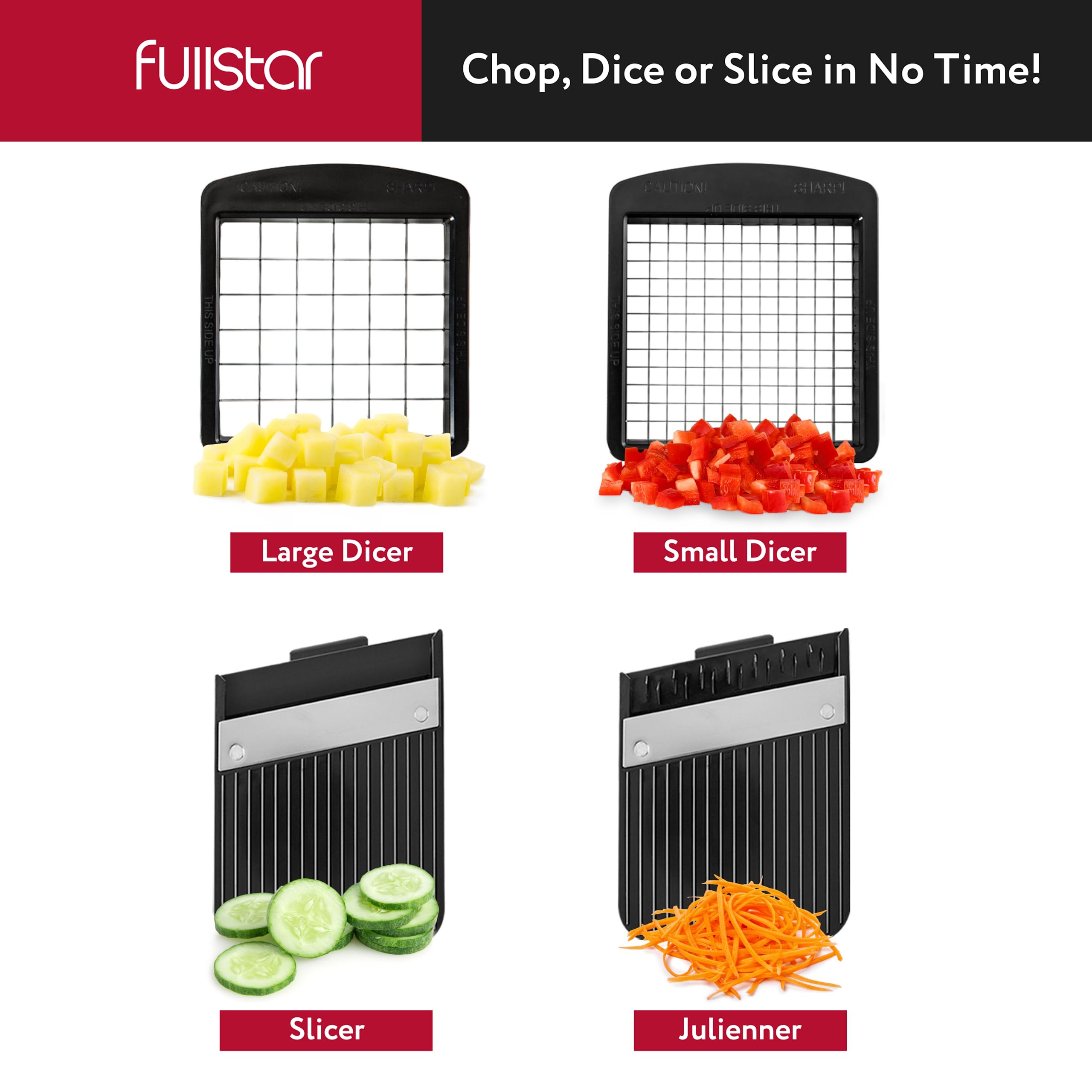 Fullstar mandoline slicer is top rack dishwasher safe for easy cleaning