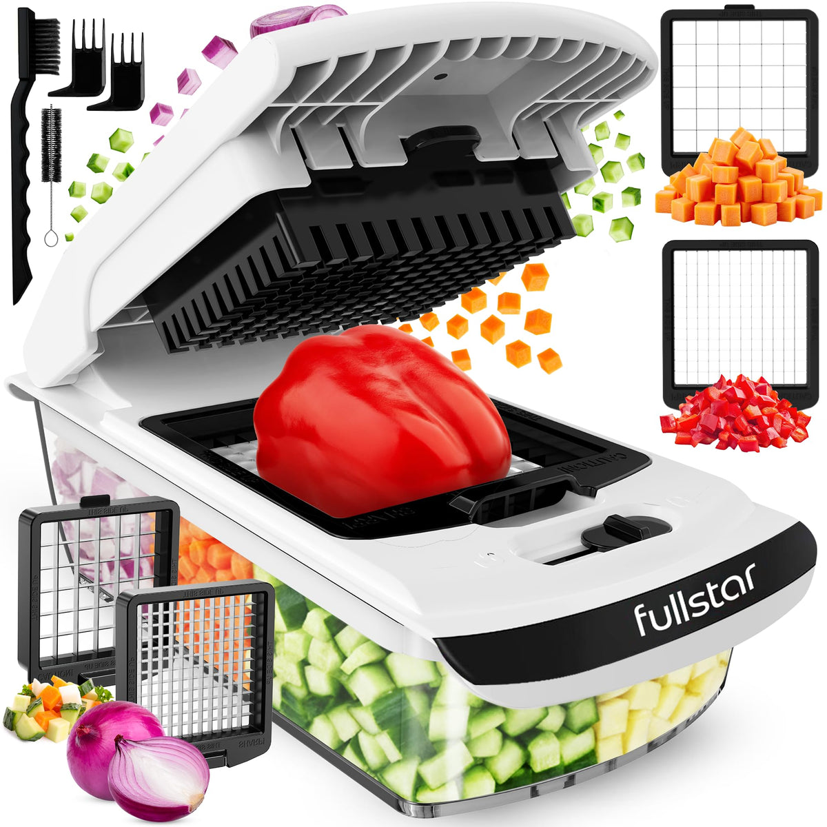Fullstar The Original Pro Chopper with 5-cup bowl ready for quick meal prep