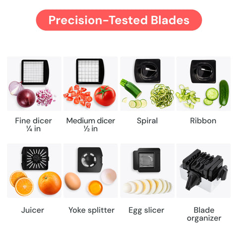 Fullstar Original Pro Chopper anti-slip base keeps unit stable on counters