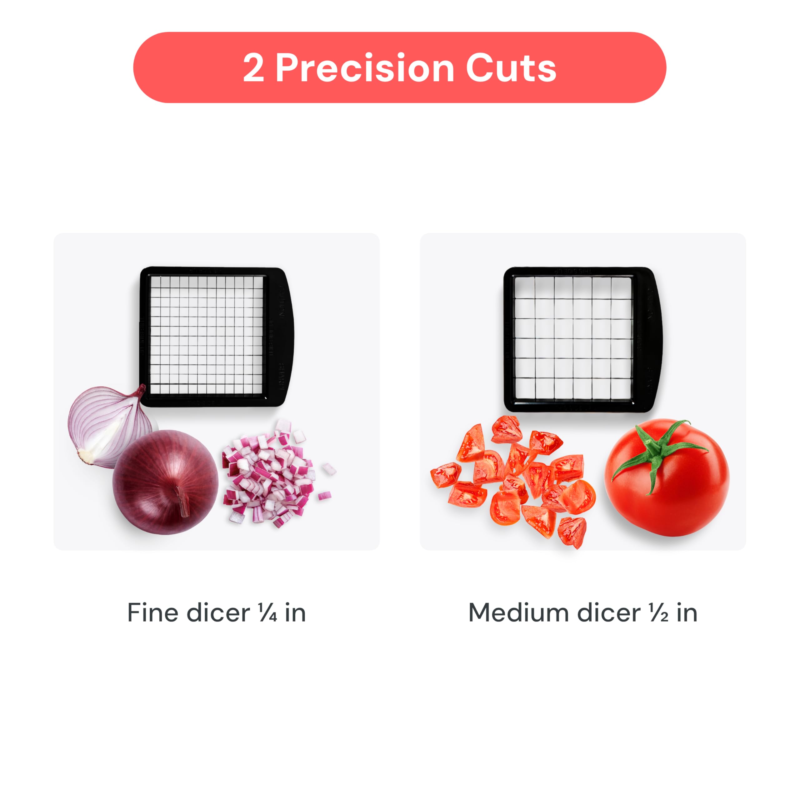 Fullstar Pro Chopper built-in catch tray keeps counters clean