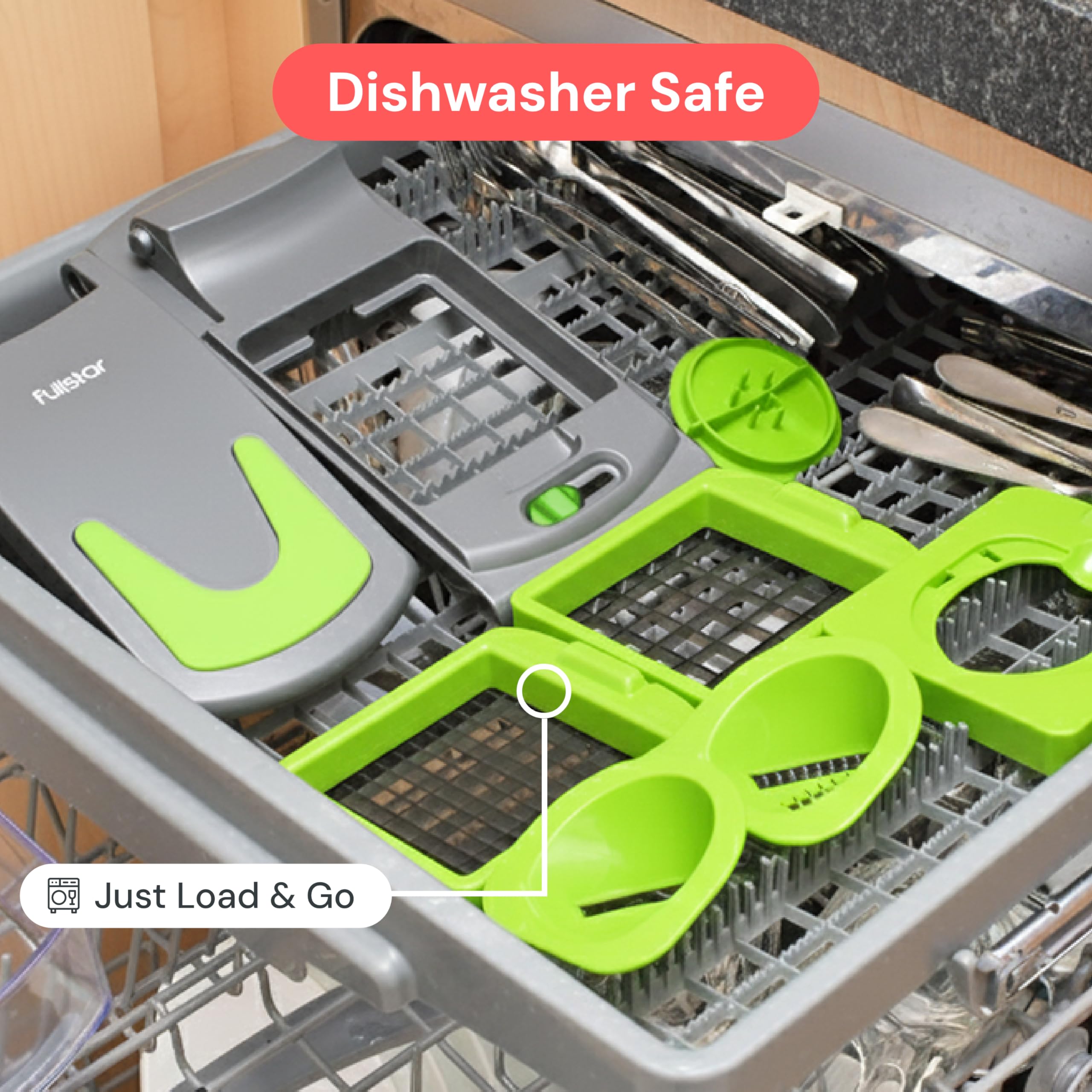 Fullstar Original Pro Chopper dishwasher-safe design for easy cleanup.