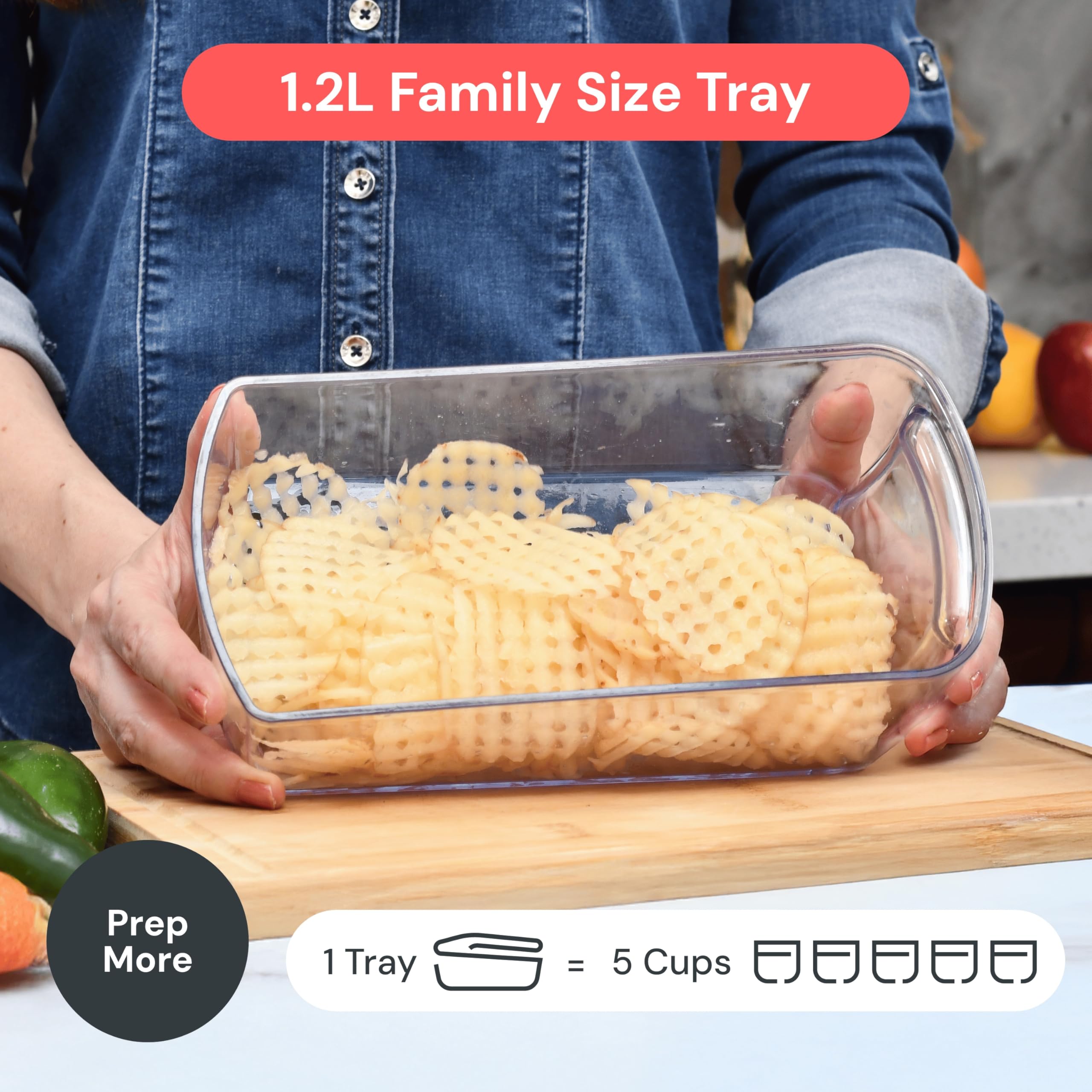 Fullstar Original Pro Chopper is dishwasher safe for simple cleanup.