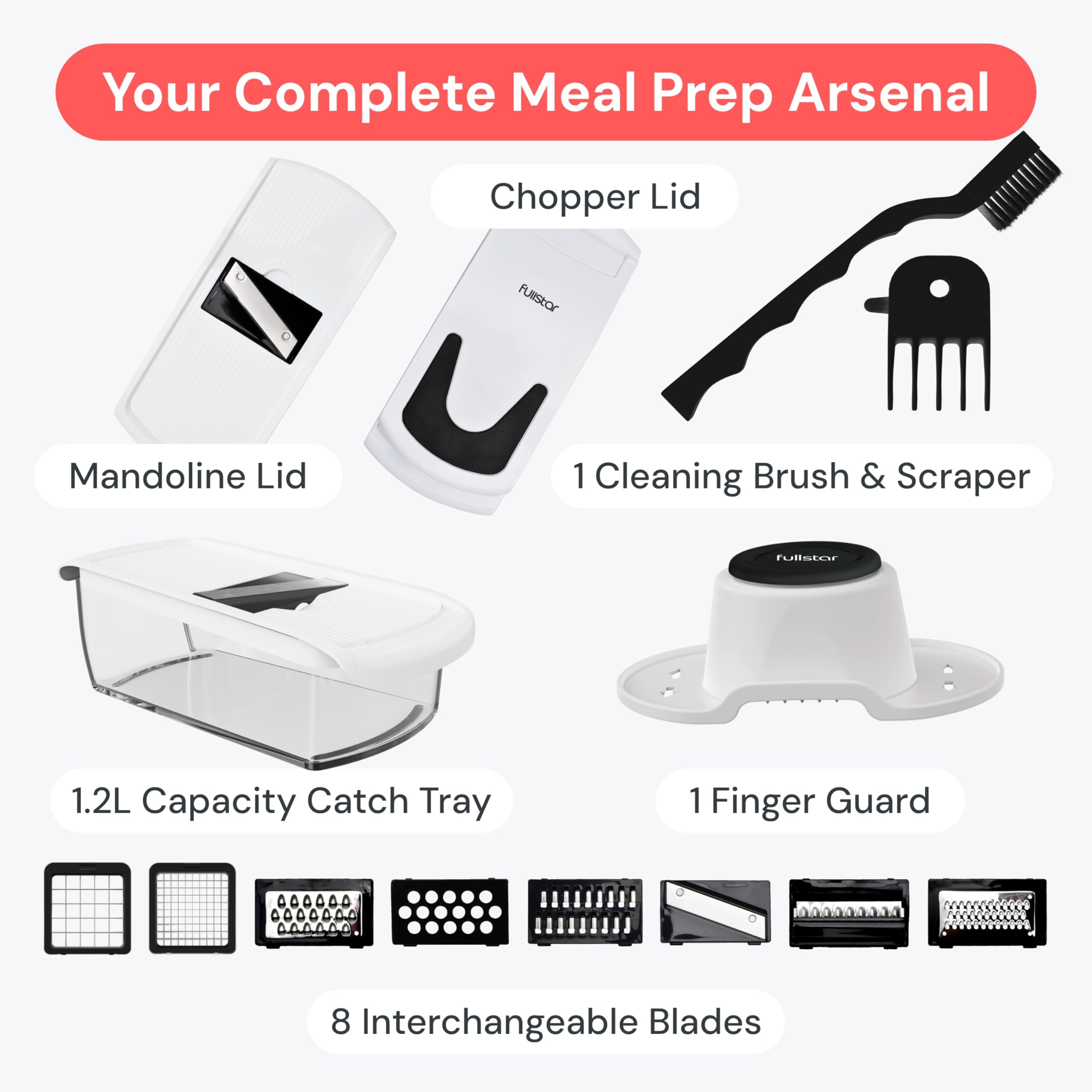 Fullstar Original Pro Chopper ready for on-counter daily meal prep