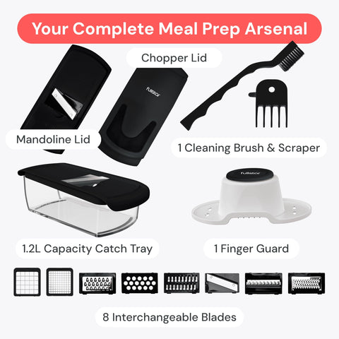 Fullstar Original Pro Chopper packaging note explains model labeling for easy identification.