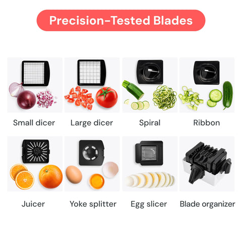 Fullstar Original Pro Chopper soft-grip handle improves control during chopping.