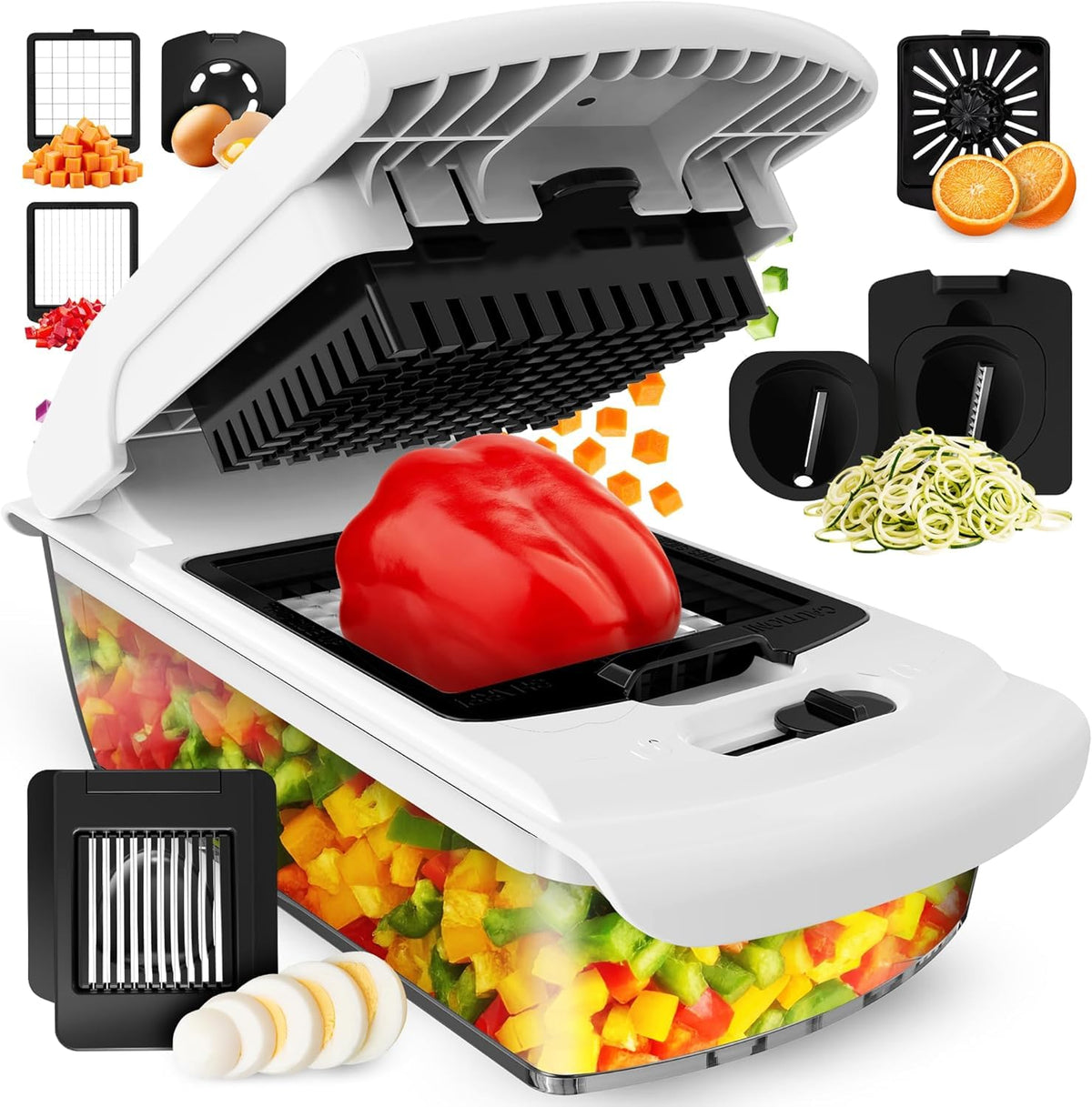 Fullstar Original Pro Chopper top view for quick meal prep.