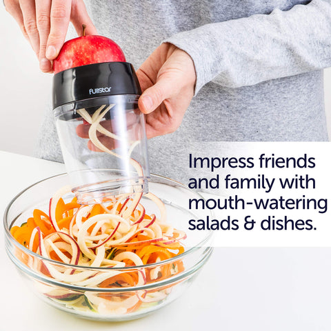 Fullstar spiralizer BPA-free and dishwasher-safe for easy cleanup