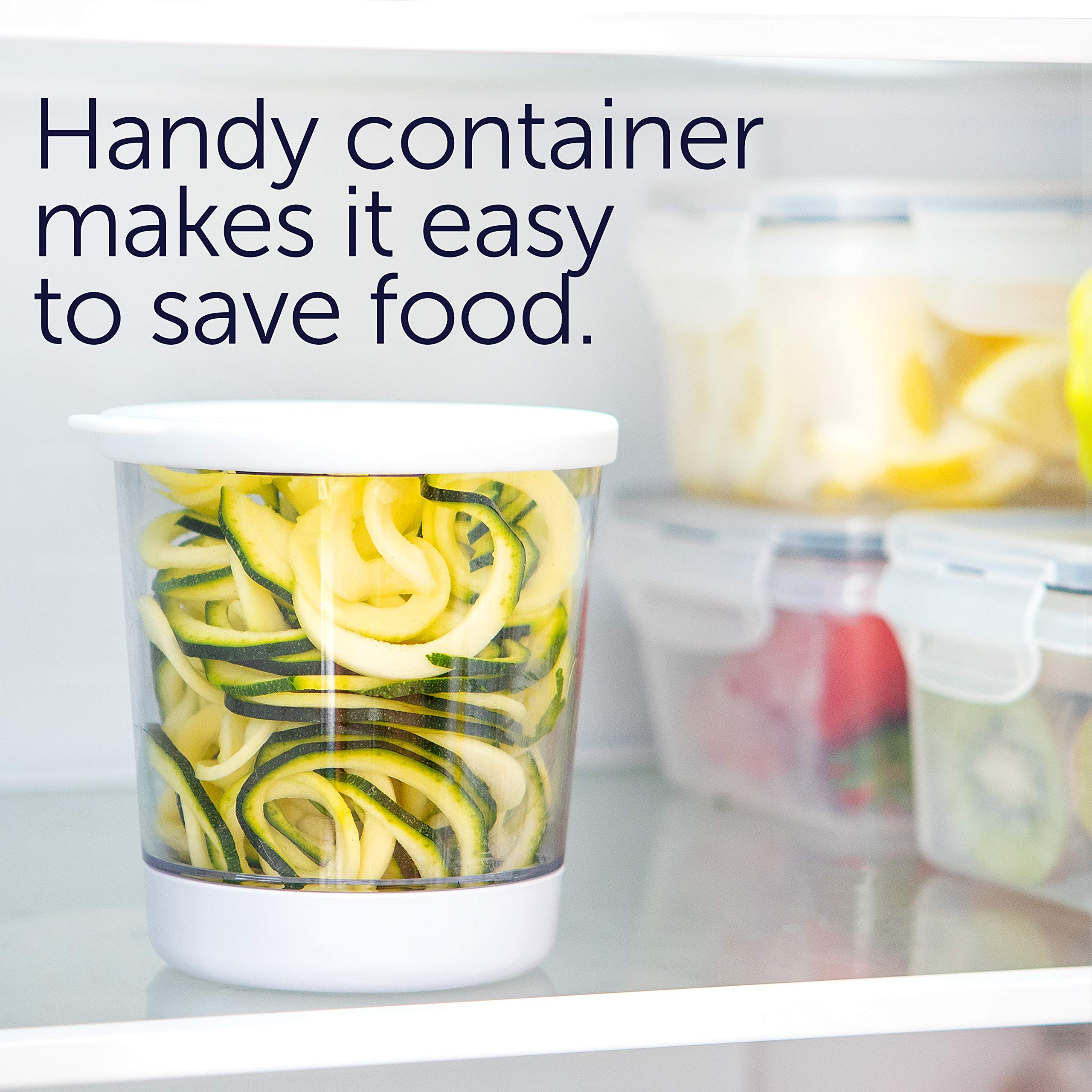 Fullstar spiralizer compact storage fits neatly in drawers