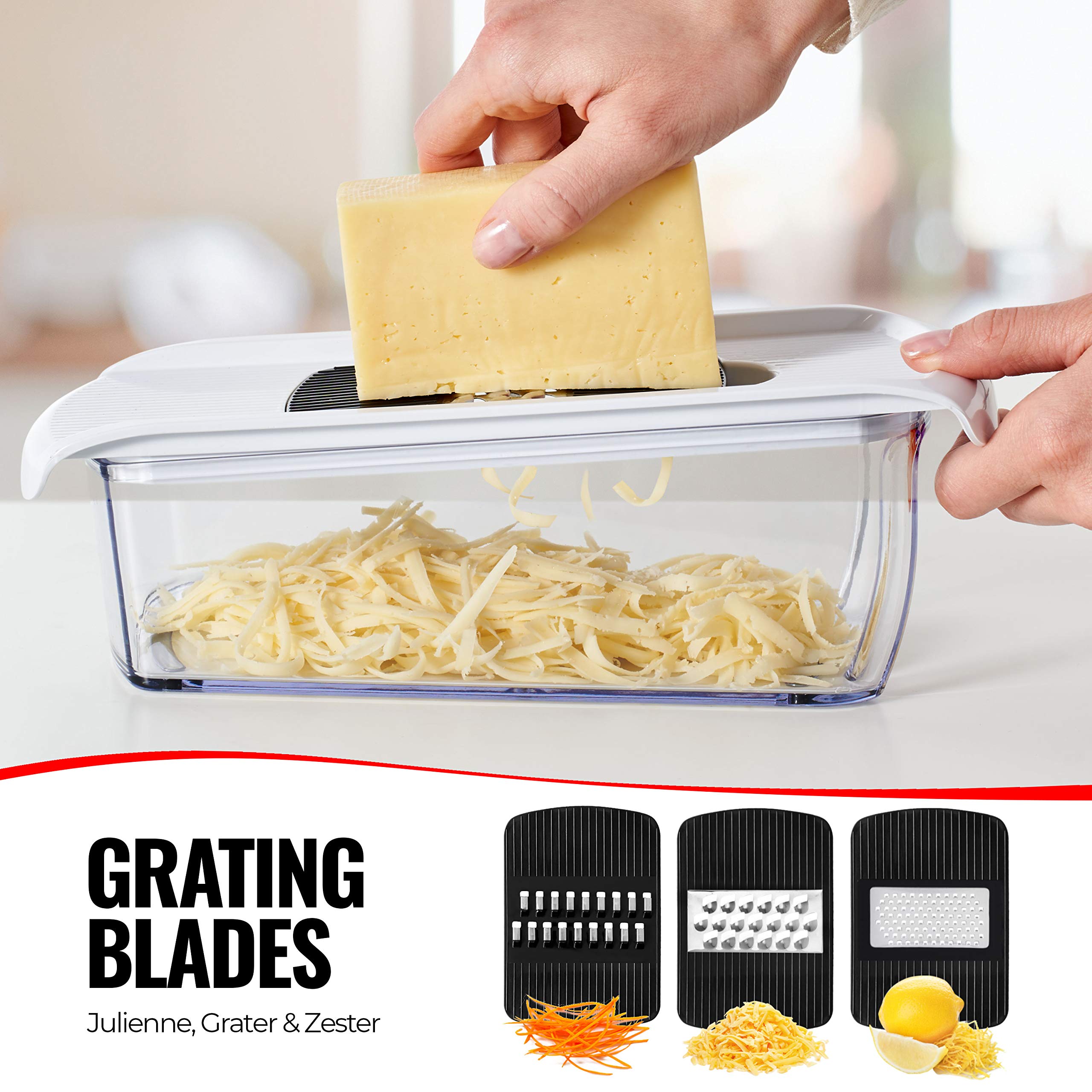 Fullstar spiralizer demonstrates veggie ribbons for creative garnishes