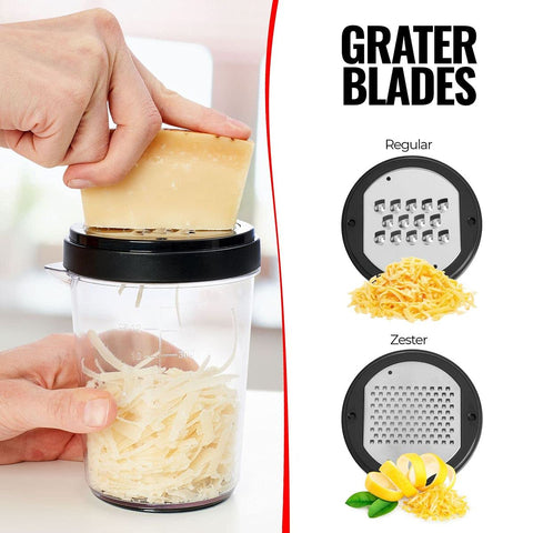 Fullstar stainless steel blades provide precise cuts for shredding.
