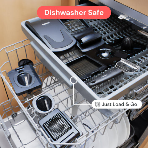 Fullstar Vegetable Chopper 9-in-1 design covers slicing, dicing, and spiralizing.