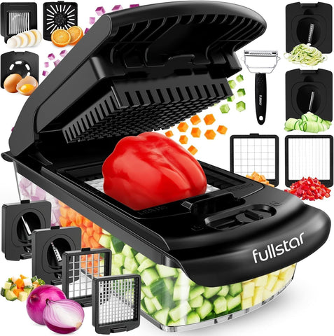 Fullstar Vegetable Chopper Original Pro shown for quick prep and tidy cleanup.