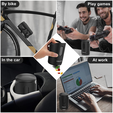 Fullware Nuts Dispenser keeps bite-sized snacks organized for quick grab.